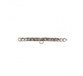 Curb chain composed of 24 stainless steel or steel rings