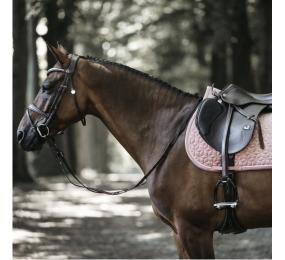 KENTUCKY saddle pad velvet jumping light pink