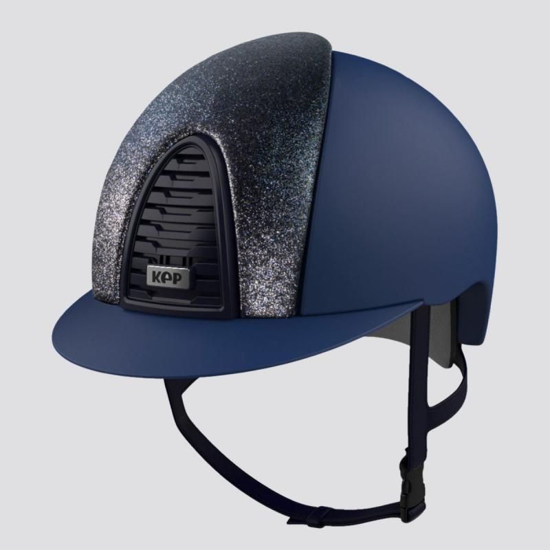 KEP ITALIA - Casque Matt bleu + Star Bleu